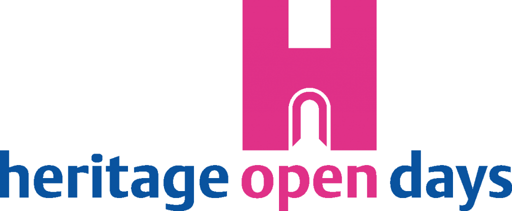 Heritage Open Days pink 'H' logo